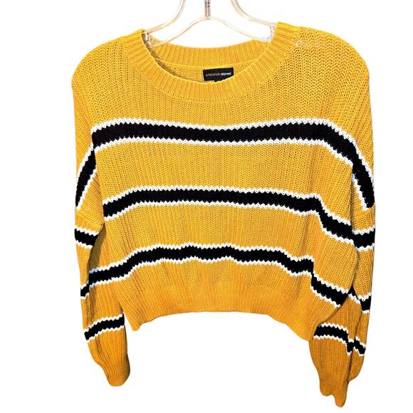 Ambiance Apparel Medium Yellow Women's Sweater Misses Size 8 10 - Picture 2 of 6
